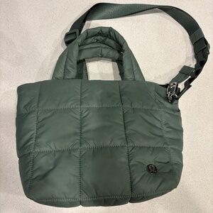 Lululemon Quilted Grid Tote Bag Mini 5L - Grey Eucalyptus